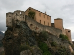 Aussichtsplattform Bélvedère mit Blick auf die Zitadelle von Corte