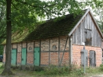 Alte Häuser im Museumsdorf Hössering