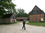 Alte Häuser im Museumsdorf Hössering