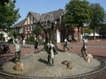 Der Stadtbrunnen in Schneverdingen