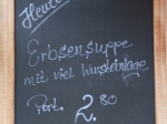 Das Mittagessen ruft