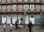 Hoppenerhaus in Celle mit den sprechenden Laternen
