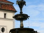 Brunner vor dem Lüneburger Rathaus