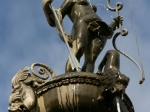Brunner vor dem Lüneburger Rathaus
