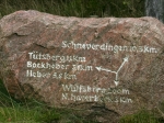 Wegweiser nach Wulfsberg