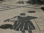 Mosaik auf dem Gehsteigen von Funchal