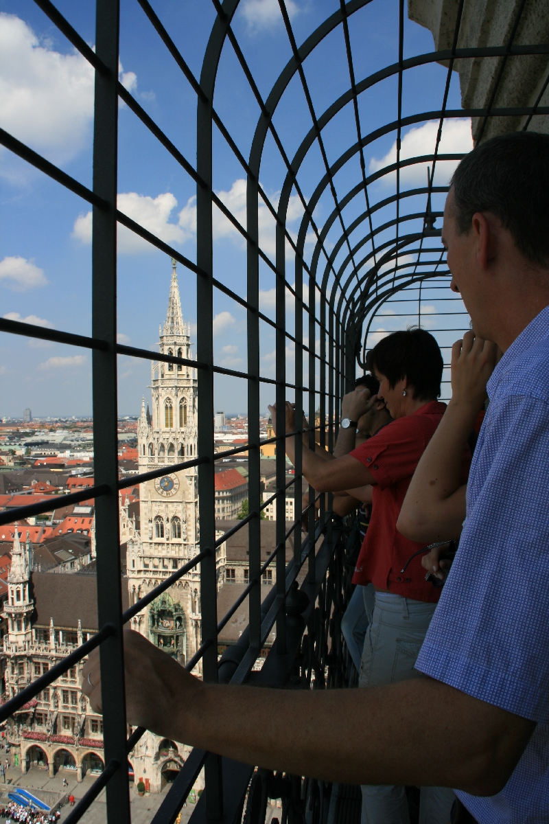 Ausblick vom Alten Peter über München