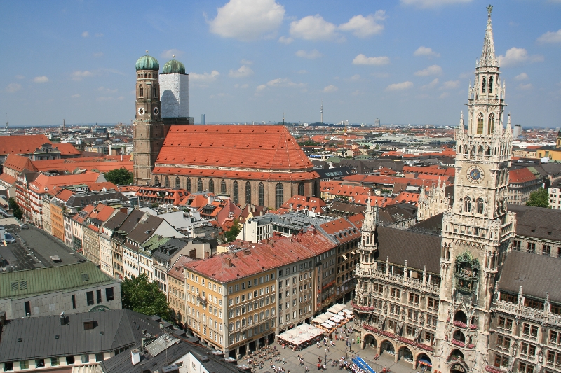 Die Frauenkirche von oben
