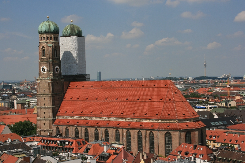 Die Frauenkirche von oben
