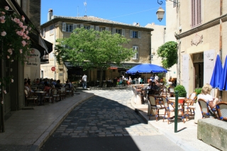 Mittagessen in Lourmarin