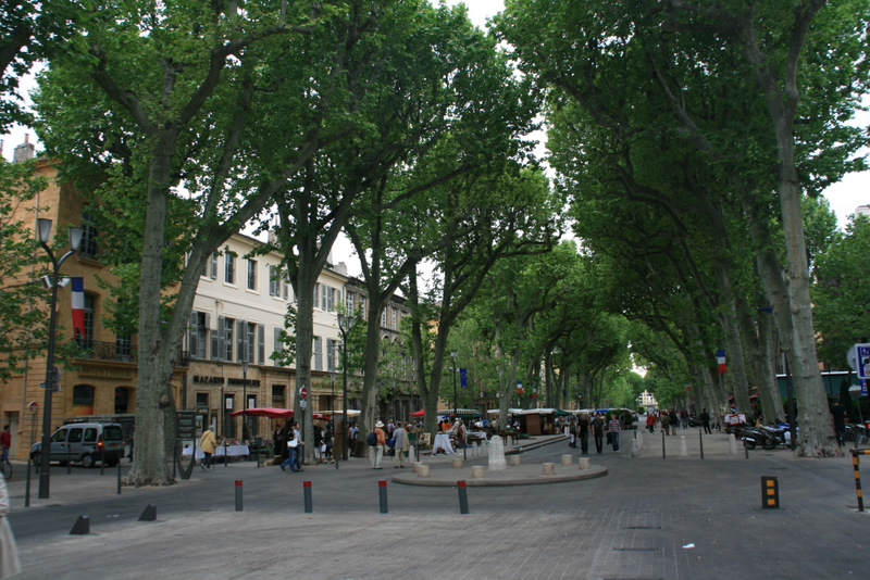 Die Prachtmeile von Aix - der Cours Mirabeau