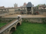 Die Burganlage von Carcassonne