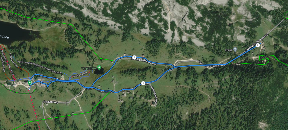 Route Tauplitz Alm Schneeschuhwanderung