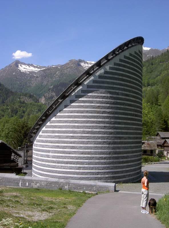 Kirche von Mogno - Architekt Mario Botta