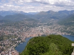 Ausblick auf Lugano vom Monte San Salvatore