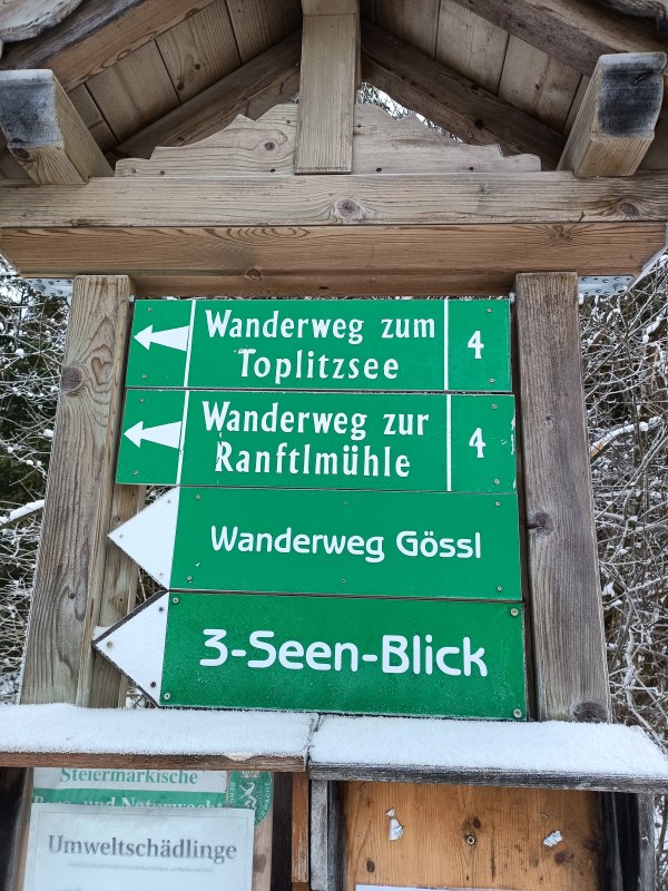Start der Wanderung