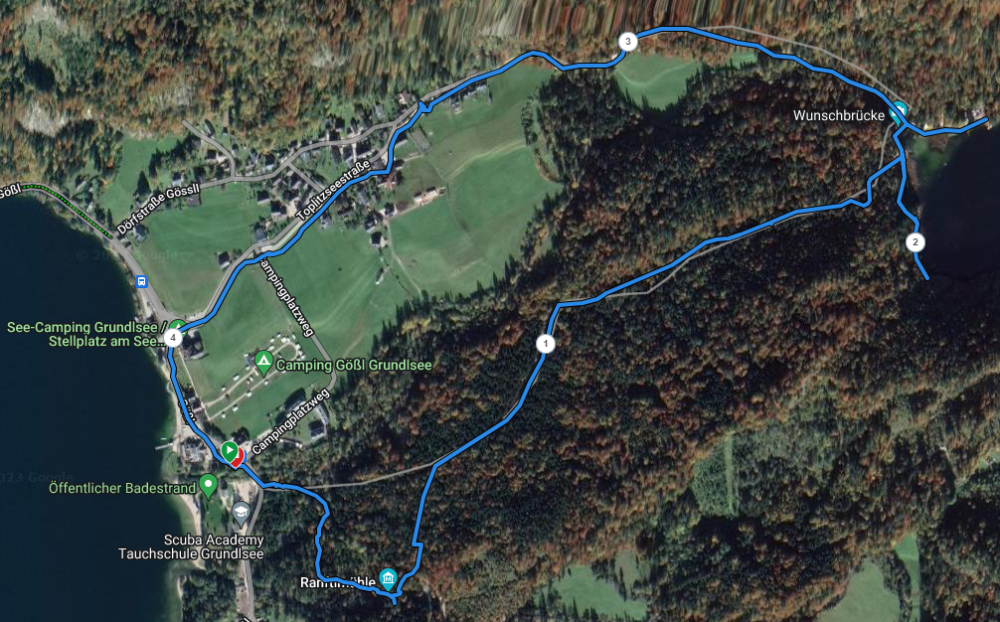 Route Von Gößl zum Tauplitzsee - Winterwanderung
