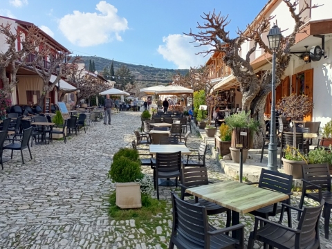 Dorfplatz von Omodos