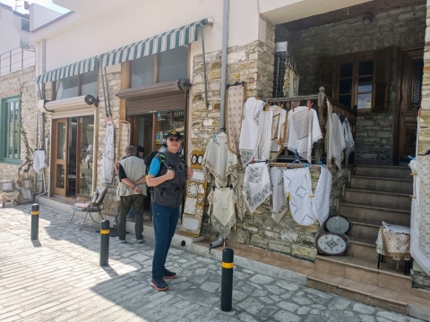 Lefkaritiko Stickerei in Lefkara